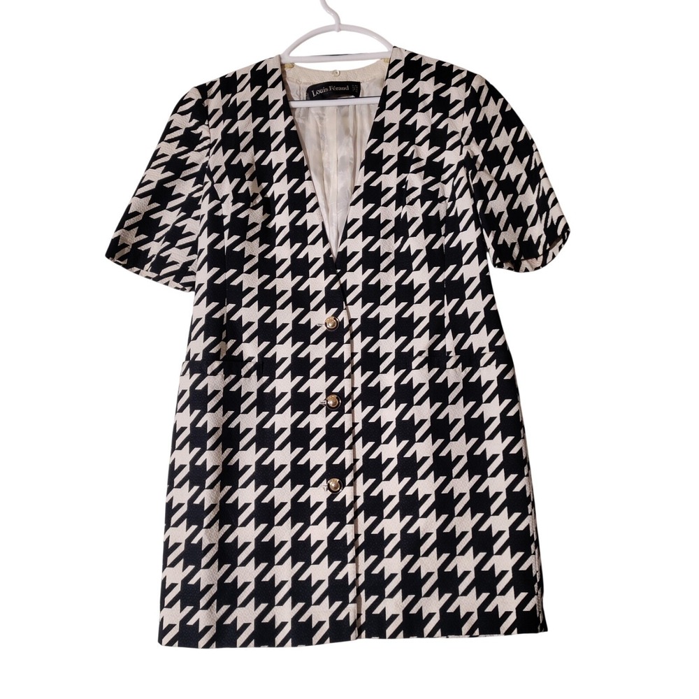 LOUIS FERAUD US Size 14 Full Body Button-up Dress Metal Buttons - Issues